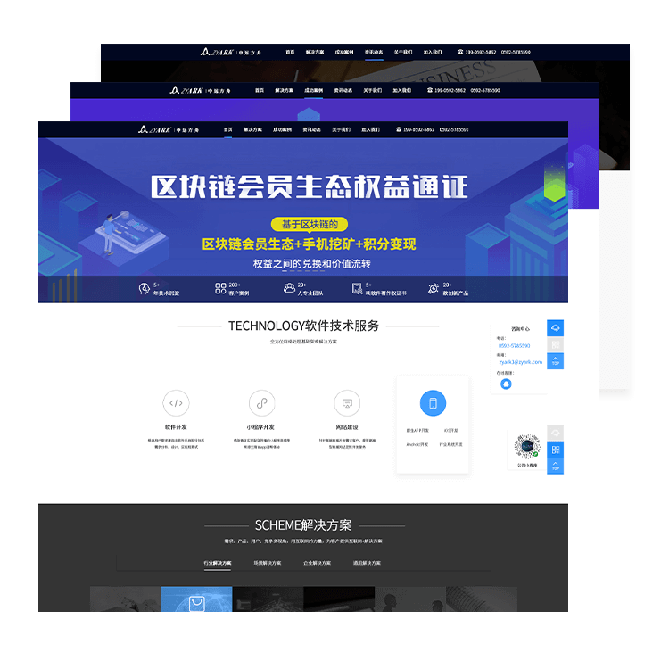 官方网站开发案例